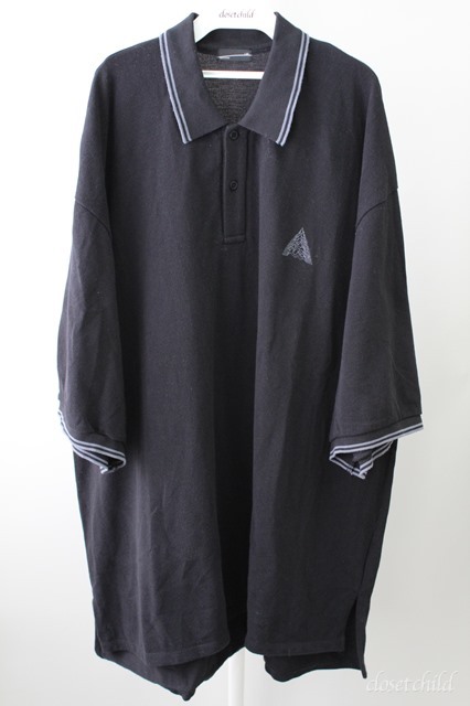 LAD MUSICIAN カットソー.SUPER BIG POLO SHIRTS T/C PIQUE
