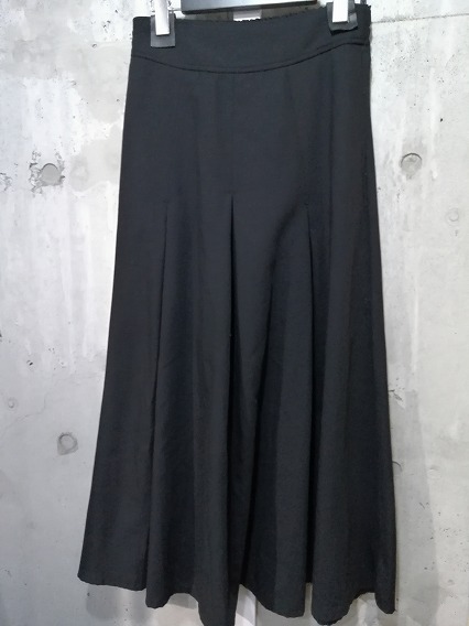 AS SUPER SONIC パンツ.日本製ブラックロングスカート