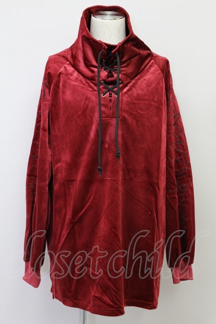 REFLEM』レフレム DリングロゴテープBIGファーパーカー RED REFLEMを