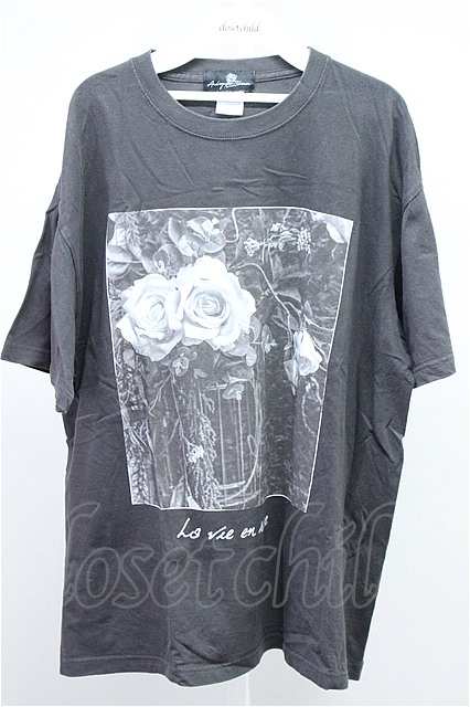 Androgyne Blumen Tシャツ.La Vie en Rose