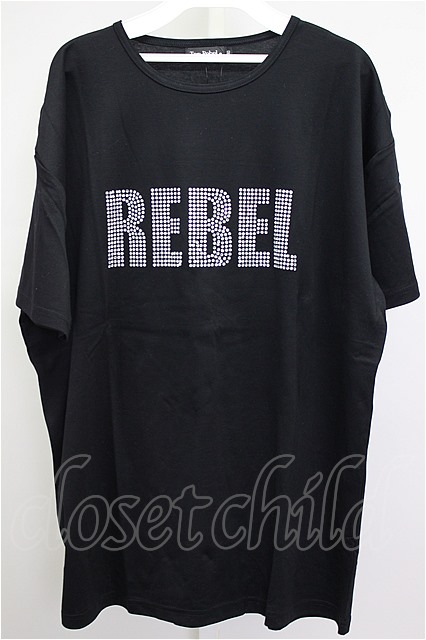 Top Rebel Tシャツ.クリスタルREBEL Premium Cotton【現在買取対象外】