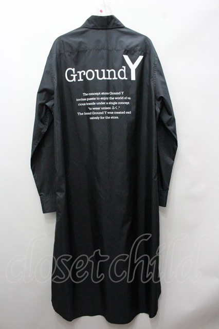 Ground Y シャツ.Logo shirt dress