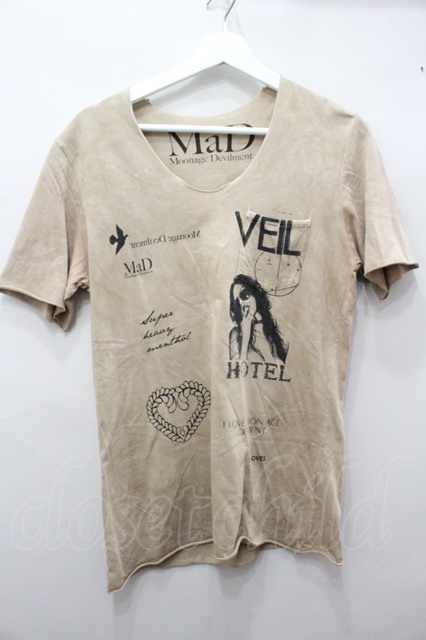 Moonage Devilment(清春) Tシャツ.I LOVE MaD