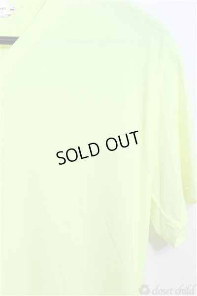画像3: 【新品アウトレット】セレクトウェア Tシャツ.カラーVネックTシャツ /イエロー/L B-18-08-12-005b-1-ts-0-m-NA-ZT-M098