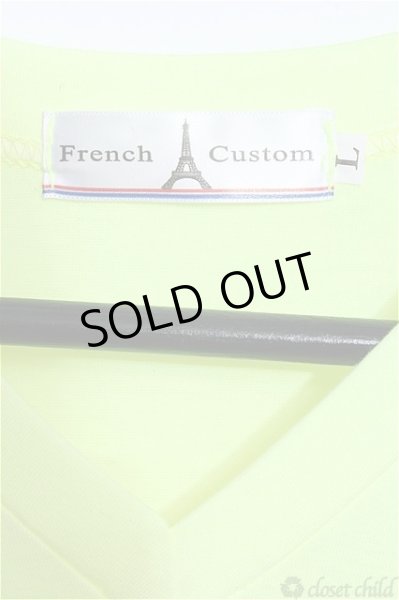 画像4: 【新品アウトレット】セレクトウェア Tシャツ.カラーVネックTシャツ /イエロー/L B-18-08-12-005b-1-ts-0-m-NA-ZT-M098 (4)