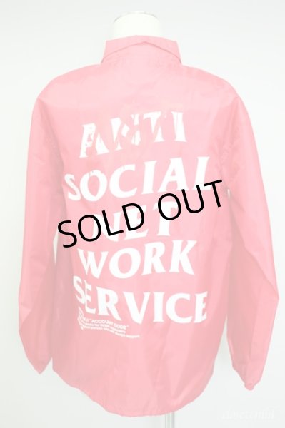 画像2: DLSM ジャケット.NOT ANTI SNS COACH /レッド/L T-20-01-27-008-DL-ja-NA-ZT050 (2)