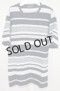 【SALE】MICHEL KLEIN Tシャツ.ナシジボーダー【現在買取対象外】 /ネイビー×グレー/51 T-20-08-04-009-MI-ts-YM-ZT092