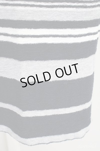 画像4: MICHEL KLEIN Tシャツ.ナシジボーダー【現在買取対象外】 /ネイビー×グレー/51 T-20-08-04-009-MI-ts-YM-ZT092 (4)