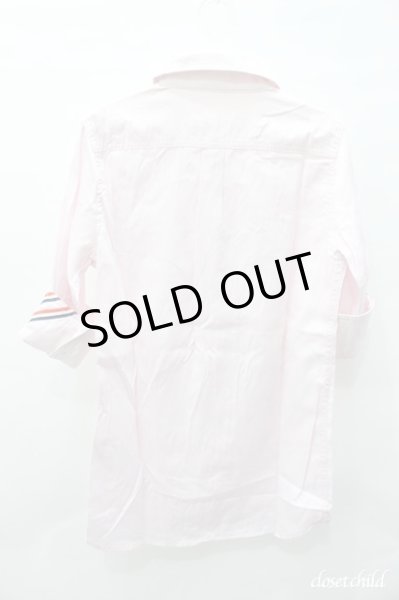 画像3: MANIERA シャツ.ストライプ六部袖【現在買取対象外】 /ピンク/1 O-20-08-29-058-MA-sh-YM-ZT187 (3)