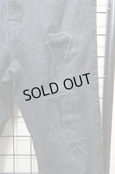 画像4: FR(13)NDS（ROYAL FLASH） パンツ.ダメージクロップドDENIM /ブラック/M S-20-12-11-010-FR-pa-KN-ZT099 (4)