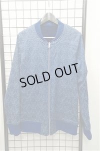 【SALE】NO ID. ジャケット.アラベスクJQ×ベロアリバーシブルBLZ /ブルー/1 S-20-12-17-1012-NO-ja-KN-ZT248