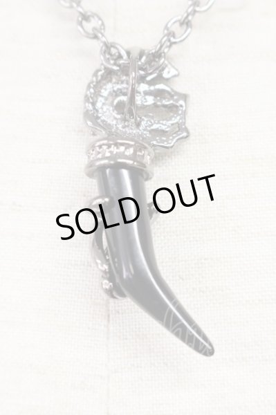 画像4: 【新品アウトレット】 オニキスホーンネックレス /0/ 20-12-21-011l-1-ac-SI-m-NA-ZT-B500 (4)