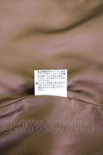 画像13: MR.OLIVE ジャケット.ヘアシープソフトベジレザースポーツブルゾン /ブラック/S T-22-10-18-017-MR-ja-NA-ZT-ML033 (13)