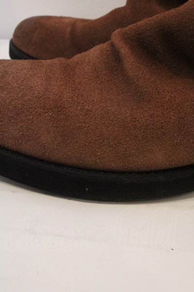 画像5: NO ID. ブーツ.キップスムースバックZIPドレープ O-22-12-26-083-NO-sho-YM-ZT-S006 (5)