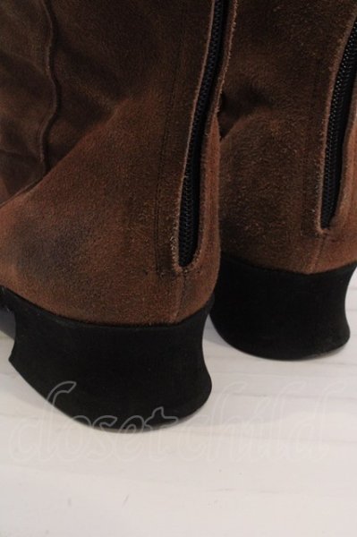 画像6: NO ID. ブーツ.キップスムースバックZIPドレープ O-22-12-26-083-NO-sho-YM-ZT-S006 (6)