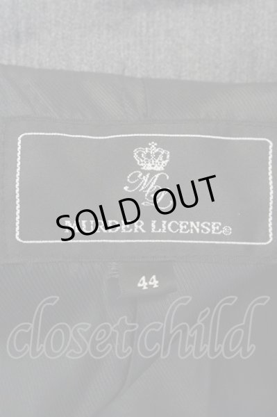 画像4: MURDER LICENSE ジャケット.ショートテーラード /グレー/44 O-23-06-19-070-MU-ja-YM-ZT243 (4)