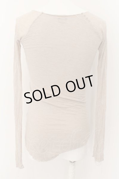 画像3: LGB / LSV　レイヤーダメージカットソー レディース0 アイボリー O-24-05-19-045-LG-to-YM-OS (3)