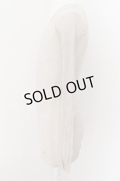 画像2: IFSIXWASNINE / LSV ガーゼテレコカットソー レディース0 アイボリー O-24-05-19-046-IF-to-YM-OS (2)