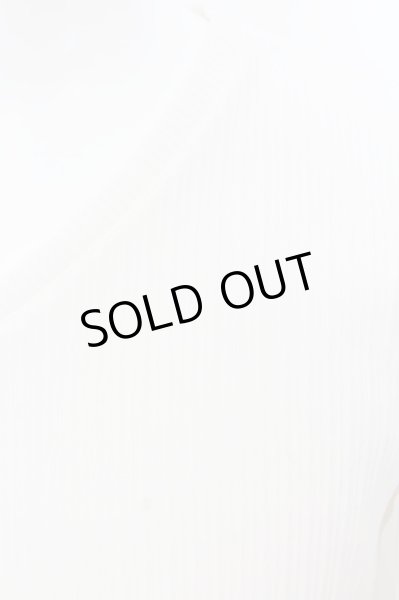 画像2: BERNINGS-SHO / ストライプジャガードVネックカットソー M ホワイト O-24-07-23-009-BE-to-YM-ZT140 (2)