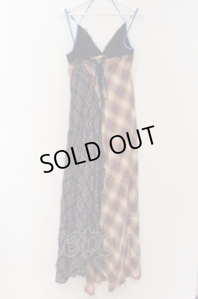 画像3: LGB / DRESS-WRAP レースアップワンピース 2 レッドｘブルー O-24-12-29-002-LG-to-YM-OS (3)