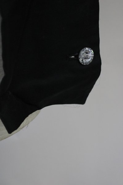 画像7: SOS TE NUTO / シャイニーピークドラペルテーラードジャケット 48 ブラック O-24-04-15-040-SO-ja-YM-ZT044 (7)