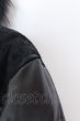 画像8: TORNADO MART / リアルファー付き切り替えレザーダウン M ブラック O-25-02-12-002-TO-ou-YM-ZT-ML038 (8)
