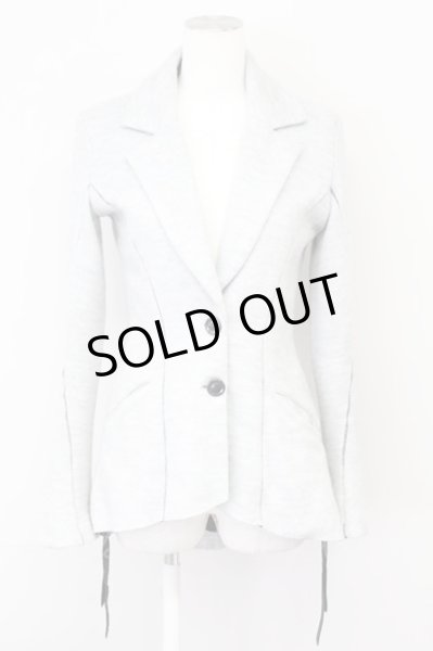 画像1: KMRii / ACRYLIC KNIT ジャケット 1（レディース） グレー O-25-02-13-011-KM-ja-YM-ZT370 (1)