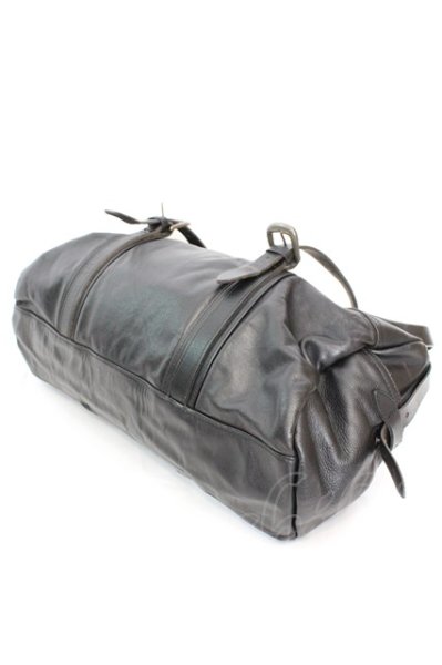 画像5: alfredoBANNISTER / ベルトストラップレザーボストンバッグ  ブラック O-25-09-04-038-al-ba-YM-ZT-MK001 (5)