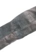 画像10: 14th Addiction / Cross Zip Leather ジャケット 1 ブラック（ムラ染色） O-25-02-13-006-14-ou-YM-ZT-ML003 (10)