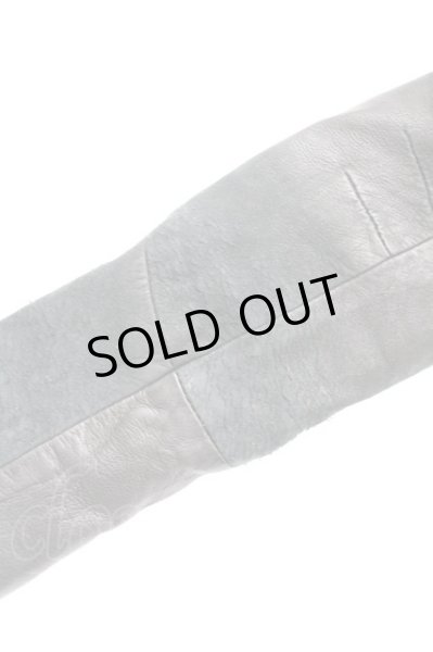 画像10: 14th Addiction / Cross Zip Leather ジャケット 1 ブラック（ムラ染色） O-25-02-13-006-14-ou-YM-ZT-ML003 (10)