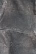画像8: 14th Addiction / Cross Zip Leather ジャケット 1 ブラック（ムラ染色） O-25-02-13-006-14-ou-YM-ZT-ML003 (8)