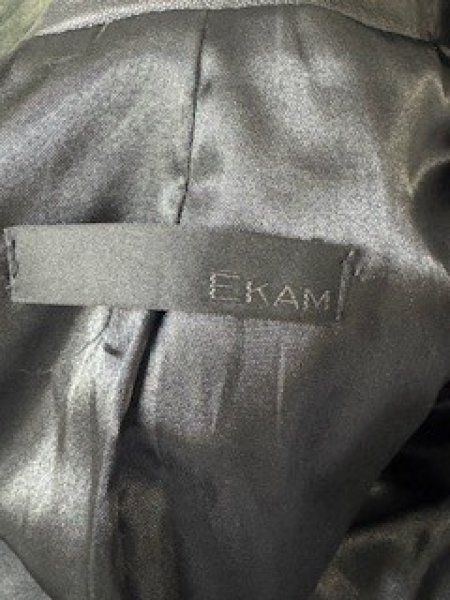 画像9: EKAM / ゴートスキン変形ライダースジャケット L ブラック O-25-04-04-002-EK-ja-YM-ZT-ML007 (9)