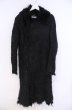 画像1: TORNADO MART / トスカーナスクラップムートンロングコート L ブラック O-26-01-31-004-TO-ou-YM-OS (1)