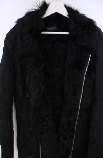 画像5: TORNADO MART / トスカーナスクラップムートンロングコート L ブラック O-26-01-31-004-TO-ou-YM-OS (5)