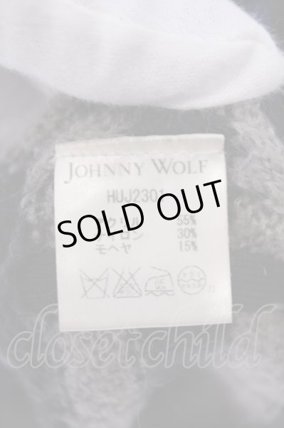 画像4: JOHNNY WOLF / SID【シド】モヘアボーダーニットソー 1 ブルーｘブラックｘグレー O-26-02-03-007-JO-to-YM-ZT201 (4)