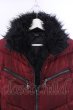 画像2: TRAVAS / ファー付きグリッター中綿ブルゾン 46 レッド O-26-02-03-032-TR-ou-YM-OS (2)