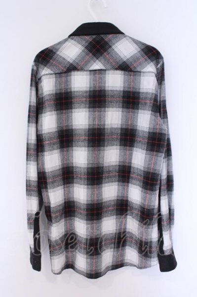 画像4: NO ID. / デニム切り替えクレリックショートカラー 2 ホワイト O-26-02-03-013-NO-sh-YM-OS (4)