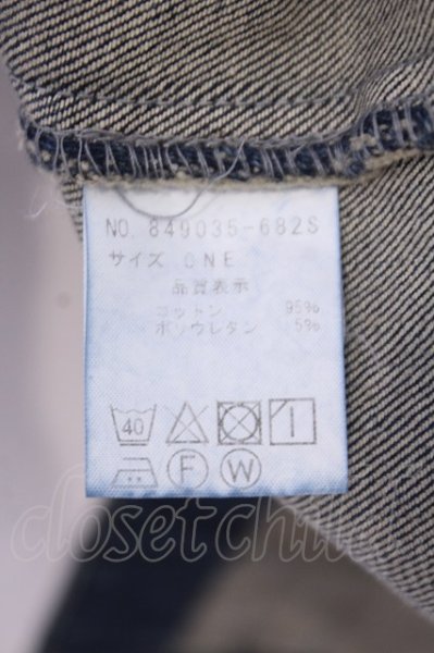 画像4: NO ID. / USEDデニムBIG ジャケット ONE インディゴ O-26-02-03-015-NO-ja-YM-OS (4)