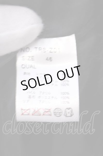 画像5: TRAVAS / ファー付きグリッター中綿ブルゾン 46 レッド O-26-02-03-032-TR-ou-YM-OS (5)