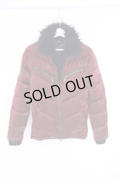 画像1: TRAVAS / ファー付きグリッター中綿ブルゾン 46 レッド O-26-02-03-032-TR-ou-YM-OS (1)