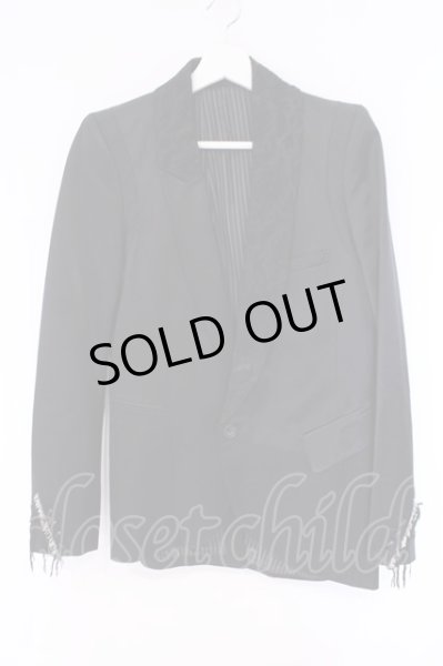 画像1: IFSIXWASNINE / JK-FEATER-2/M テーラードジャケット【メンズ1】 1 ブラック O-26-02-03-033-IF-ja-YM-ZT0218X (1)