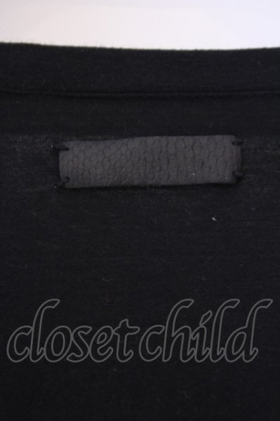 画像4: IFSIXWASNINE / LS-2/M ヘンリーネックカットソー【メンズ2】 2 ブラック O-26-02-03-024-IF-to-YM-OS (4)