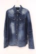 画像1: FUGA / Excuse 加工ウエスタンデニムシャツ 46 インディゴ O-26-02-03-014-FU-sh-YM-OS (1)