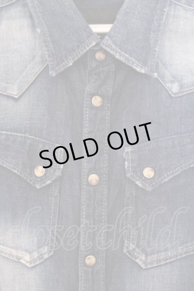 画像2: FUGA / Excuse 加工ウエスタンデニムシャツ 46 インディゴ O-26-02-03-014-FU-sh-YM-OS (2)