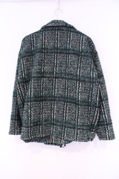 画像4: NO ID. BLACK / ダブルライダースジャケット ONE グリーン O-26-02-03-005-NO-ou-YM-OS (4)