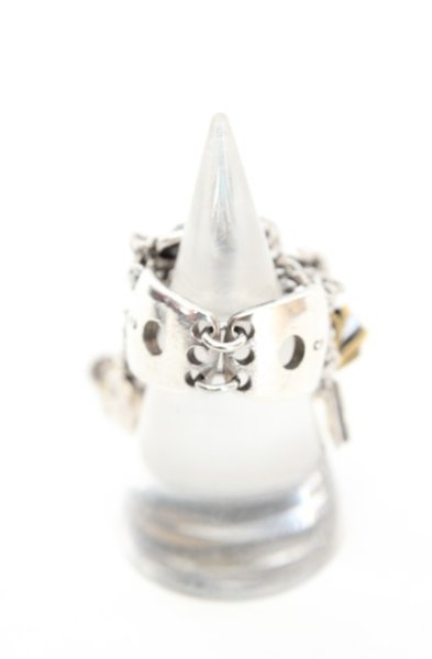 画像2: gunda / TRASURE RING リング 約11号 シルバーｘマルチ O-26-08-13-027-gu-ac-YM-OS (2)