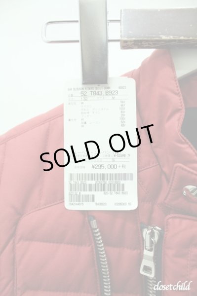 画像4: BALMAIN ジャケット.BHR BLOUSON RIDERS /レッド/M O-21-01-08-001-Wr-ou-YM-ZT-M015 (4)