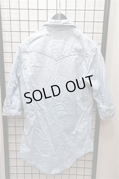 画像2: Roden(MIDAS) シャツ.袖五分丈デニム【現在買取対象外】 /ライトブルー/M S-21-01-11-1023-Ro-to-KN-ZT064 (2)