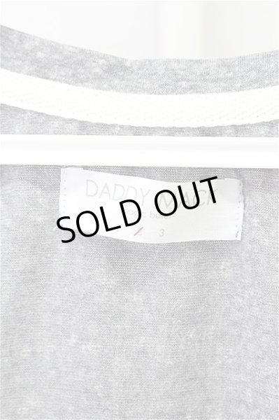 画像3: DADDY MACK Tシャツ.ベーシックＶネック /グレー/2 T-21-03-29-006-DA-ts-ET-ZT129 (3)
