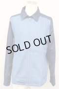 【SALE】NO ID. ジャケット.2トーンデニムスウィングトップ /ブルー/1 T-21-04-06-005-NO-ja-KN-ZT228